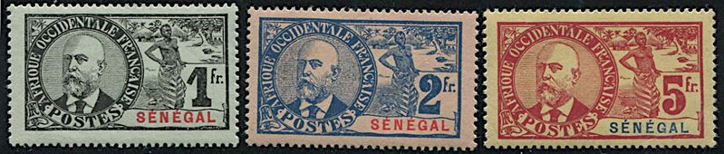 1906, Senegal, set of 18  - Auction Philately - Cambi Casa d'Aste