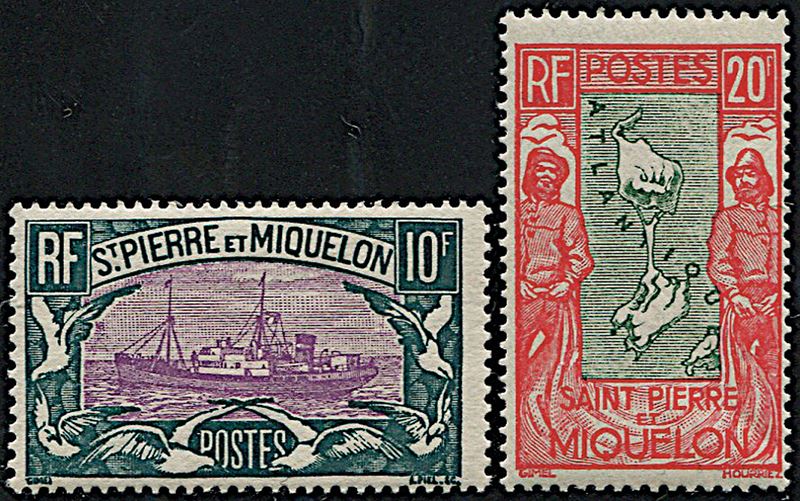 1932/33, Saint-Pierre-et-Miquelon  - Auction Philately - Cambi Casa d'Aste