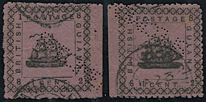 1882, British Guiana, 1 cents lil rose  - Auction Philately - Cambi Casa d'Aste