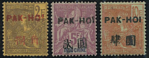 1906, Pak-Hoi, stamps of Indochina