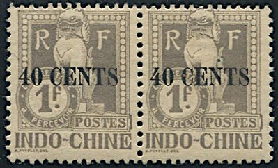 1919, Indochina, Postage Due Stamps