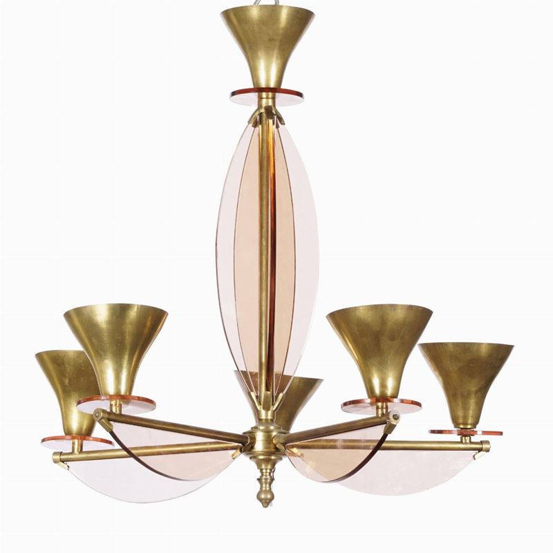 Lampada a sospensione  - Asta Arredi del '900 - Cambi Casa d'Aste