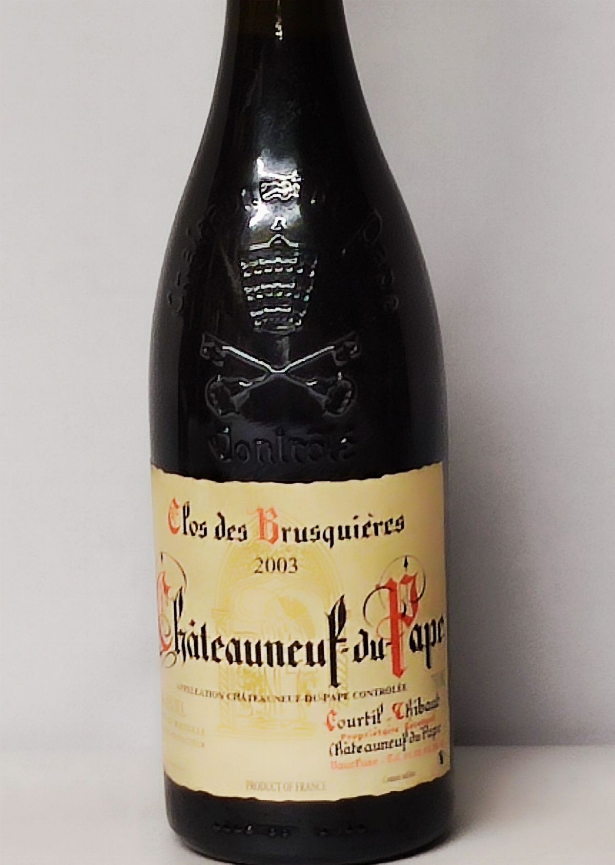 Chateauneuf Du Pape, Clos Des Brusquieres 2003