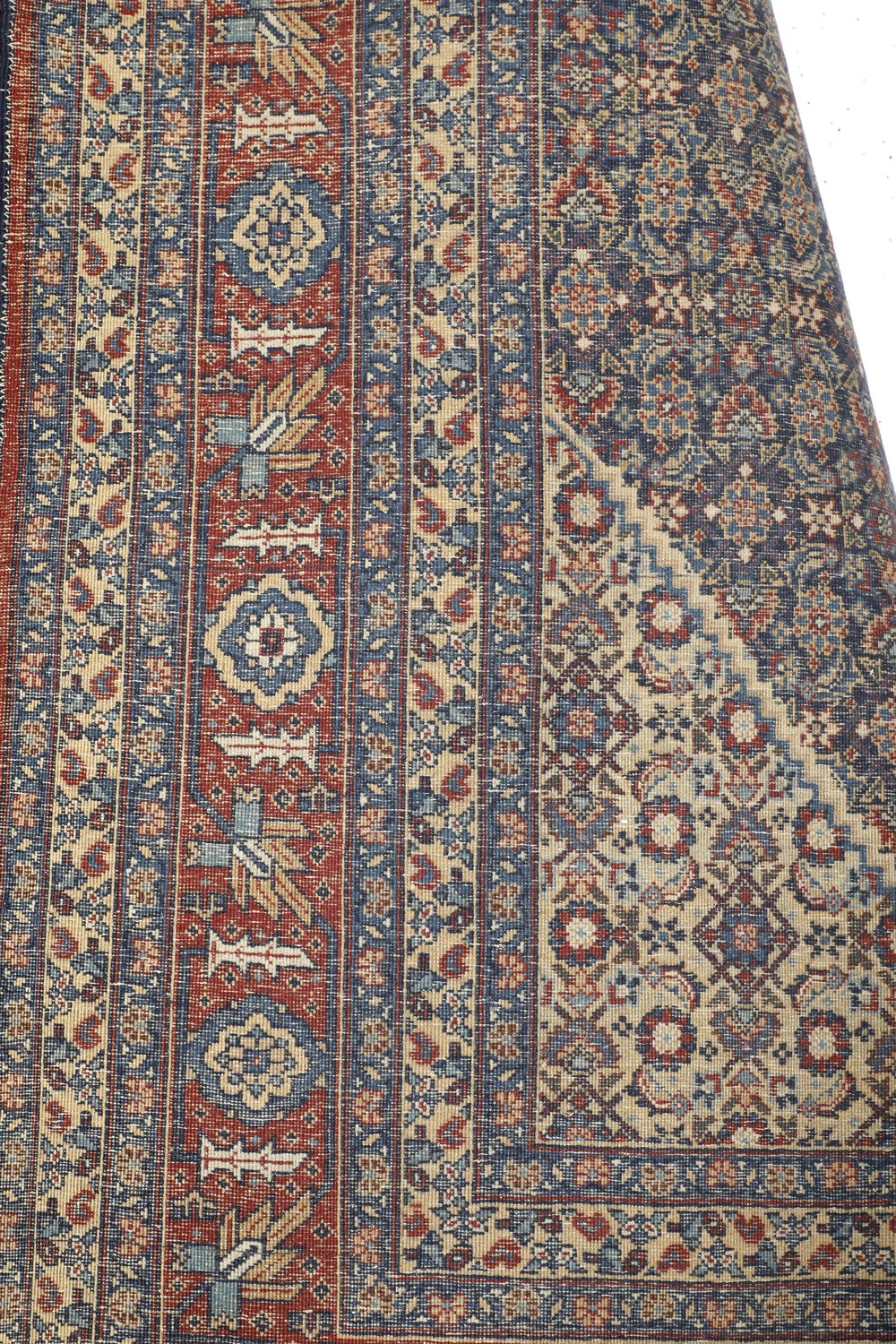Tappeto Malayer, Persia, campo a rombi concentrici, metà XX secolo