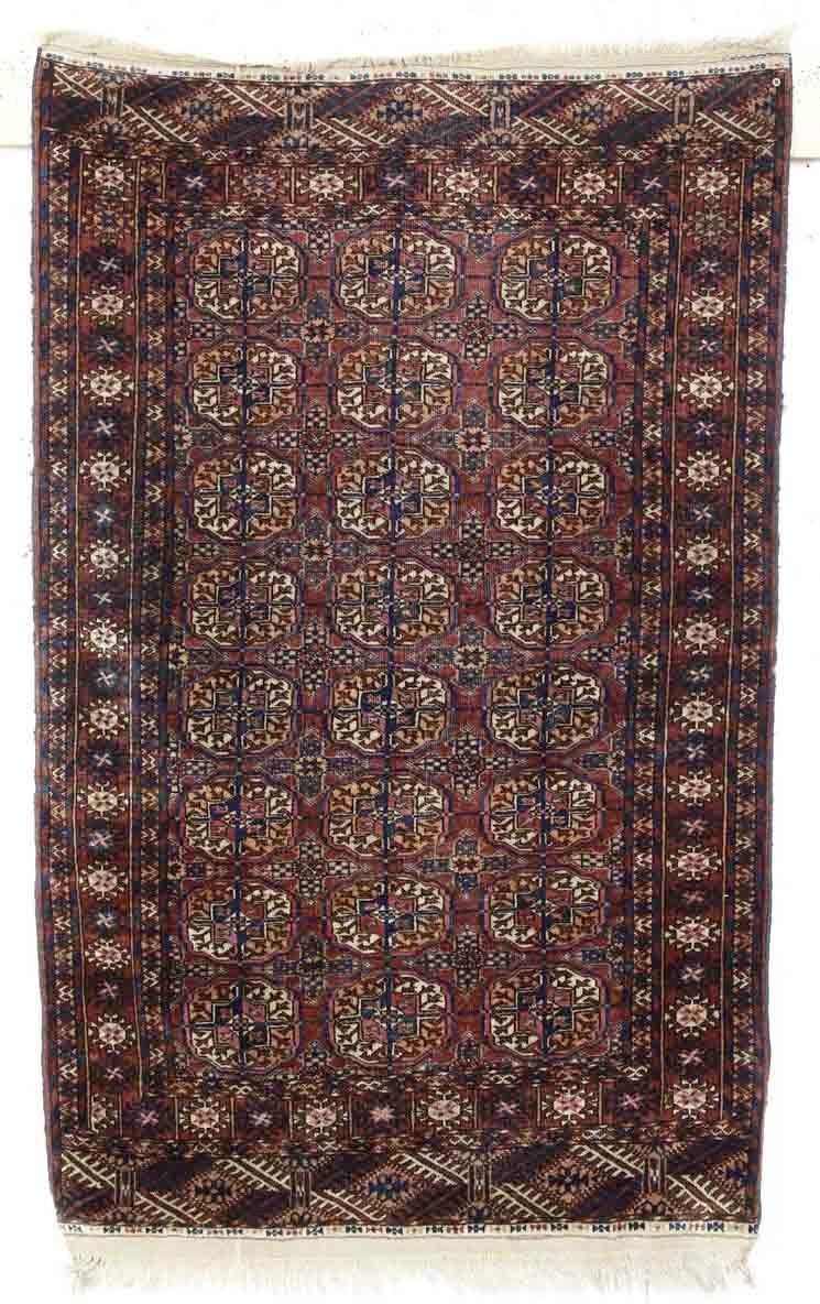 Tappeto turkmeno, inizio XX secolo  - Auction Carpets - Cambi Casa d'Aste