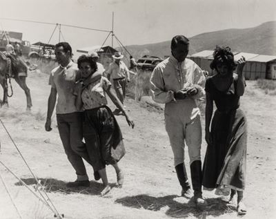 Cary Grant e Sophia Loren sul Set del Film "orgoglio e Passione"