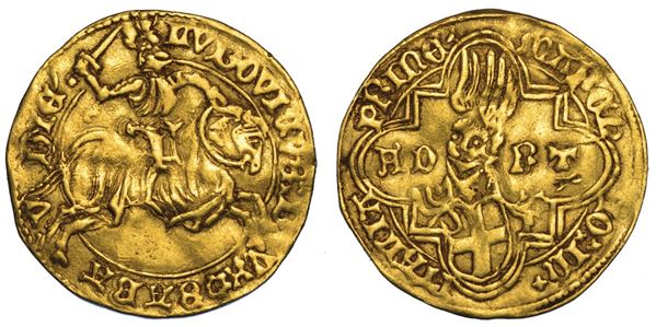 DUCATO DI SAVOIA. LUDOVICO I DI SAVOIA. IL GENEROSO, 1440-1465. Ducato d’oro. Cornavin.
