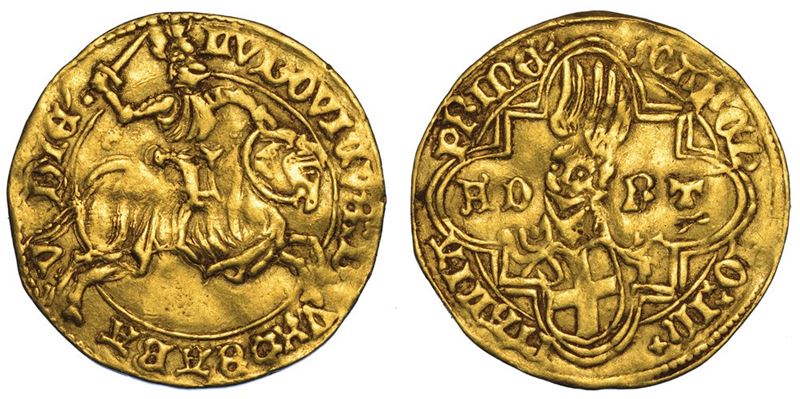 DUCATO DI SAVOIA. LUDOVICO I DI SAVOIA. IL GENEROSO, 1440-1465. Ducato d’oro. Cornavin.  - Asta Numismatica - II - Cambi Casa d'Aste
