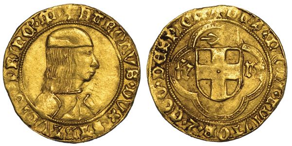 DUCATO DI SAVOIA. CARLO I DI SAVOIA. IL GUERRIERO, 1482-1490. Ducato d'oro (IV tipo).