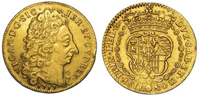 Regno di Sardegna. Vittorio Amedeo II di Savoia. il Primo Re Sabaudo,1675-1680 (III Periodo, Re d...