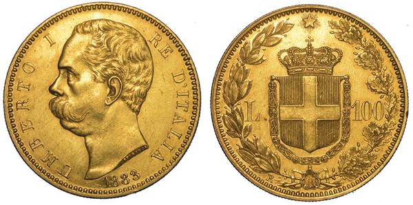 REGNO D'ITALIA. UMBERTO I DI SAVOIA, 1878-1900. 100 Lire 1883.