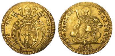 Roma. Pio VII, 1800-1823. Doppia A. III.