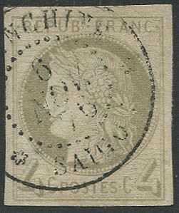 1872/77, Colonie Francesi,  Emissioni generali  - Asta Storia Postale e Filatelia - Cambi Casa d'Aste
