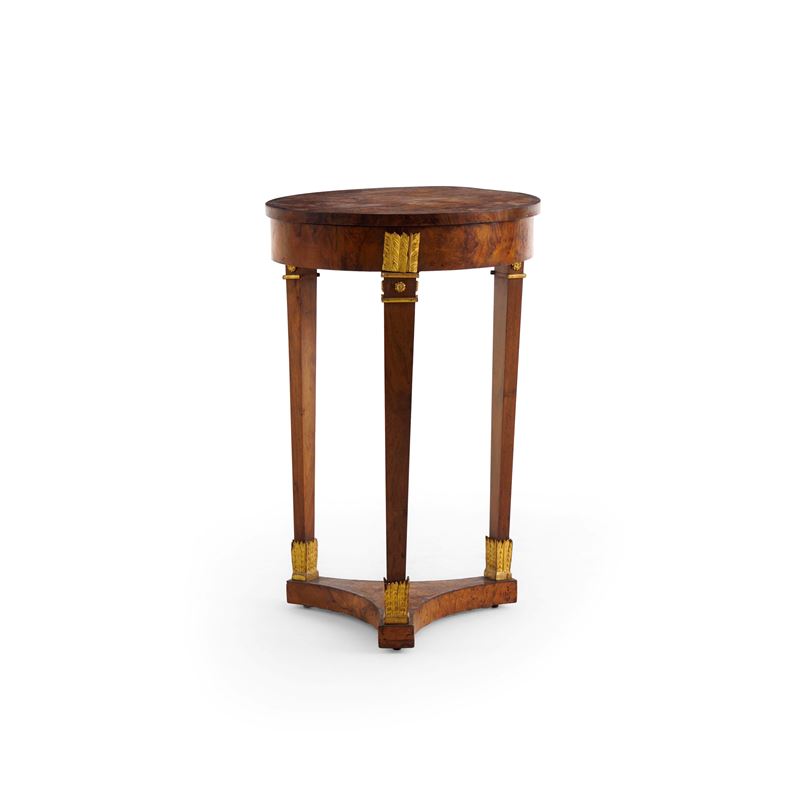 Tavolo da lavoro Impero lastronato in radica. XIX secolo  - Auction Antiques - Cambi Casa d'Aste