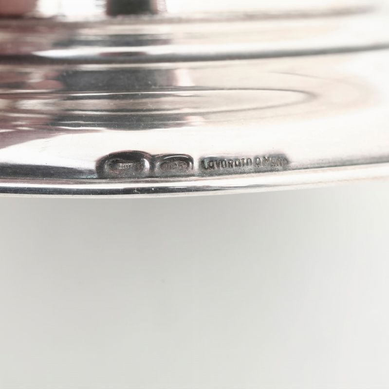 Insieme di Vasellami in Argento. Differenti Manifatture Italiane del XX-XXI Secolo