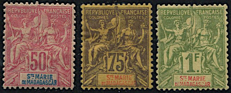 1894, Sainte Marie de Madagascar  - Asta Filatelia - Cambi Casa d'Aste