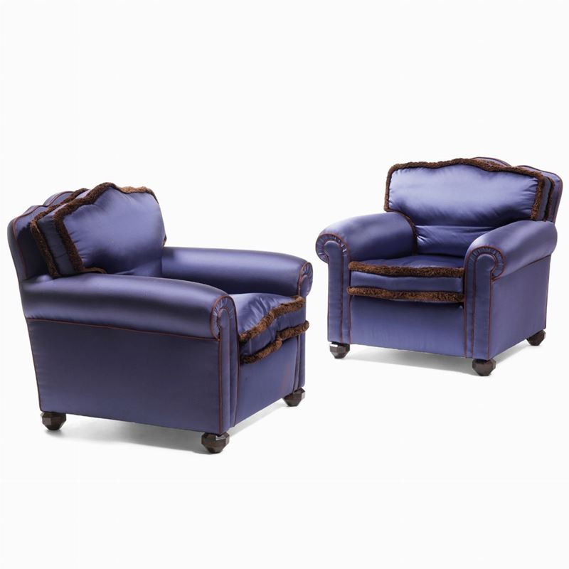 Due poltrone  - Auction 20th century furniture - Cambi Casa d'Aste