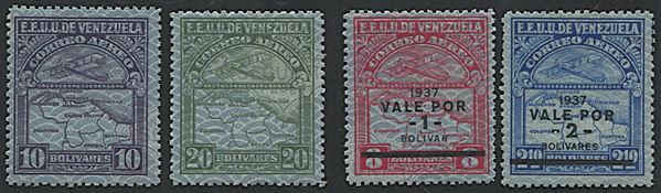 1932/37, Venezuela, Air Post, 2 sets