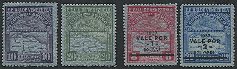 1932/37, Venezuela, Air Post, 2 sets  - Auction Philately - Cambi Casa d'Aste