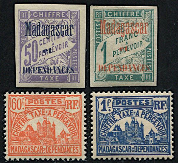 1896-1908/24, Madagascar, postage due