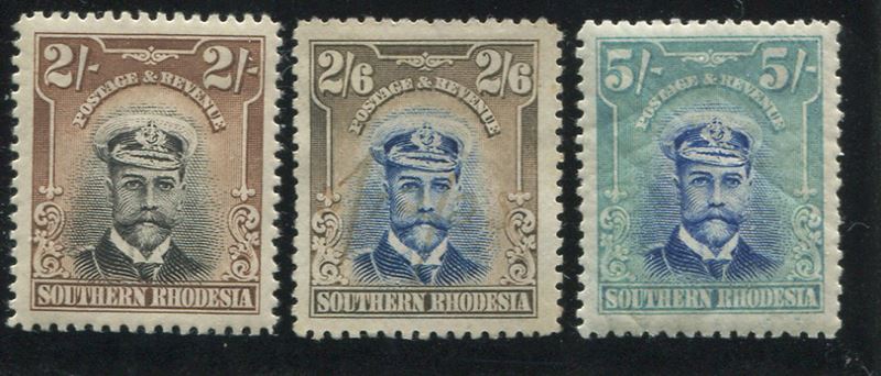 1924, Southern Rhodesia, first issue  - Auction Philately - Cambi Casa d'Aste