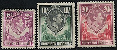 1938, Nothern Rhodesia, Set Of 21