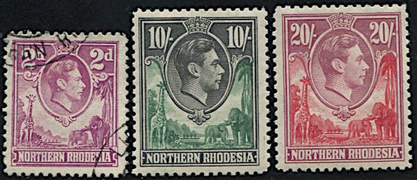 1938, Nothern Rhodesia, set of 21