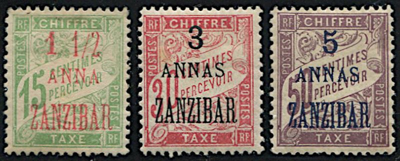 1897, Zanzibar, French Office  - Auction Philately - Cambi Casa d'Aste