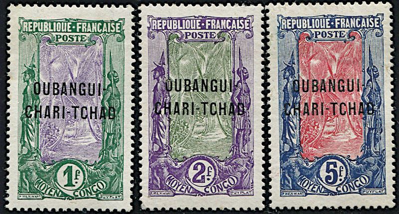 1915/18, Oubangui  - Asta Filatelia - Cambi Casa d'Aste