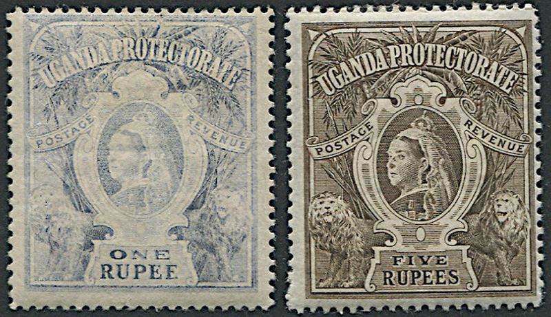1898, Uganda, Queen Victoria  - Auction Philately - Cambi Casa d'Aste