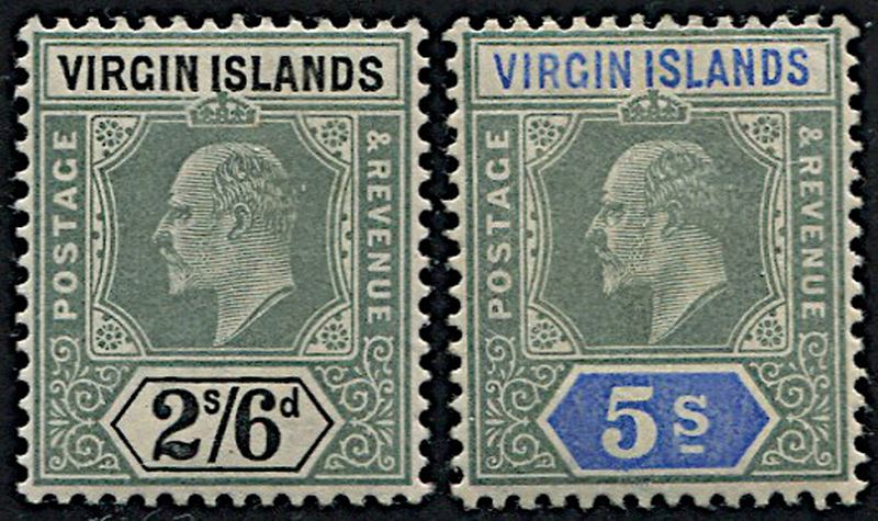 1904, Virginia Islands, Edward VII  - Auction Philately - Cambi Casa d'Aste