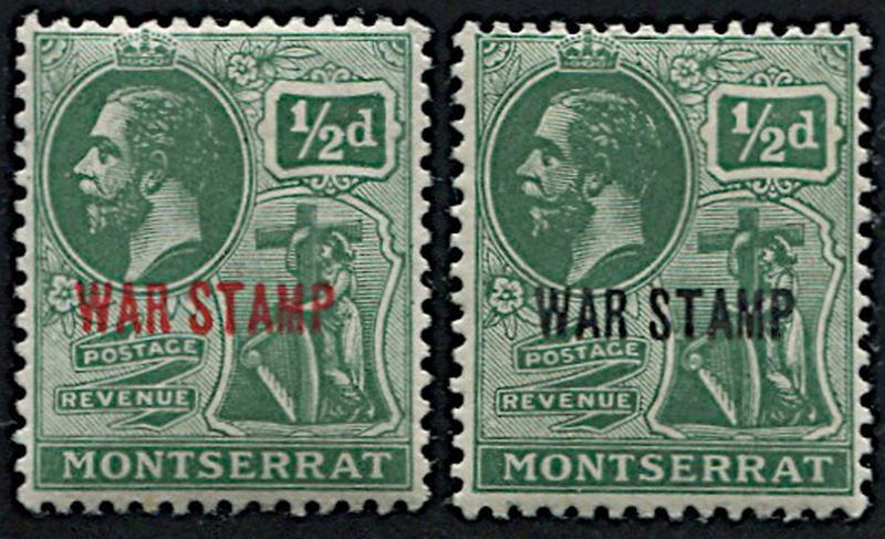 1916/17, Montserrat, George V  - Auction Philately - Cambi Casa d'Aste