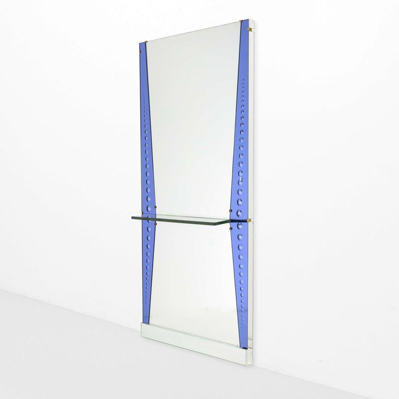 Cristal Art : Specchiera con mensola  - Asta Design - Cambi Casa d'Aste