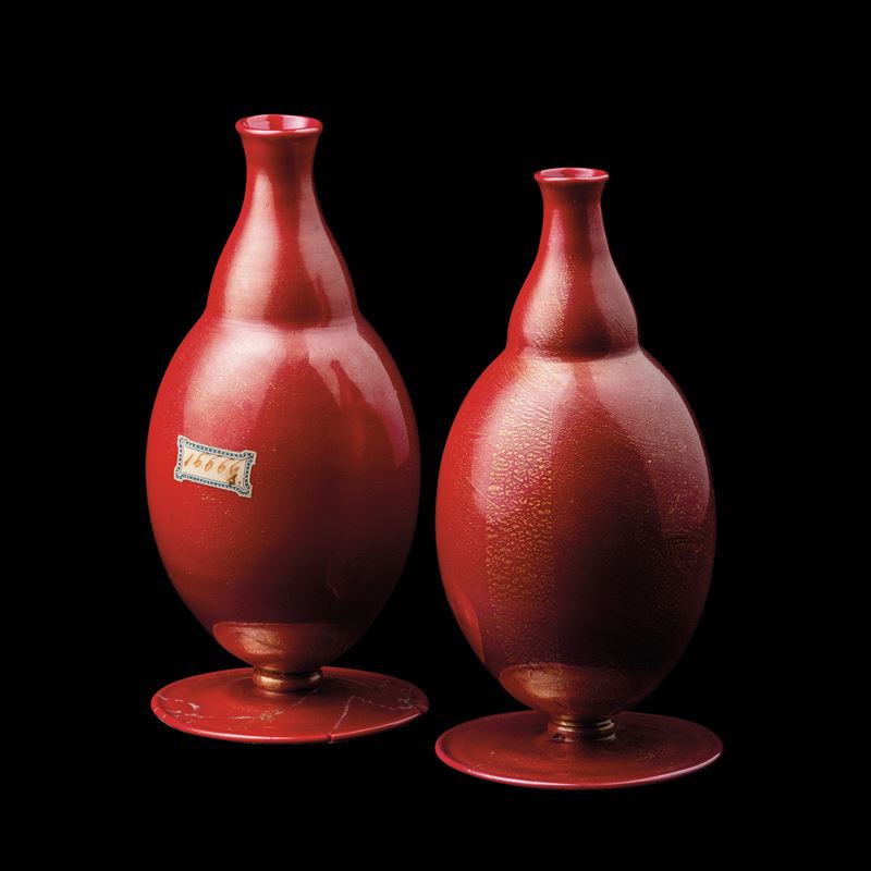 Carlo Scarpa : MVM Cappellin, Murano 1930 ca  - Auction 100 Ceramic and Glass Masterpieces of the Italian 20th Century - Cambi Casa d'Aste