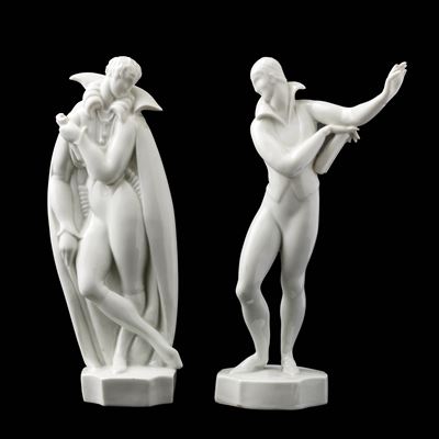 Richard Ginori, Firenze 1925 Ca il Maestro di Danza e il Poeta