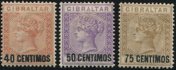 1889, Gibraltar, set of 7