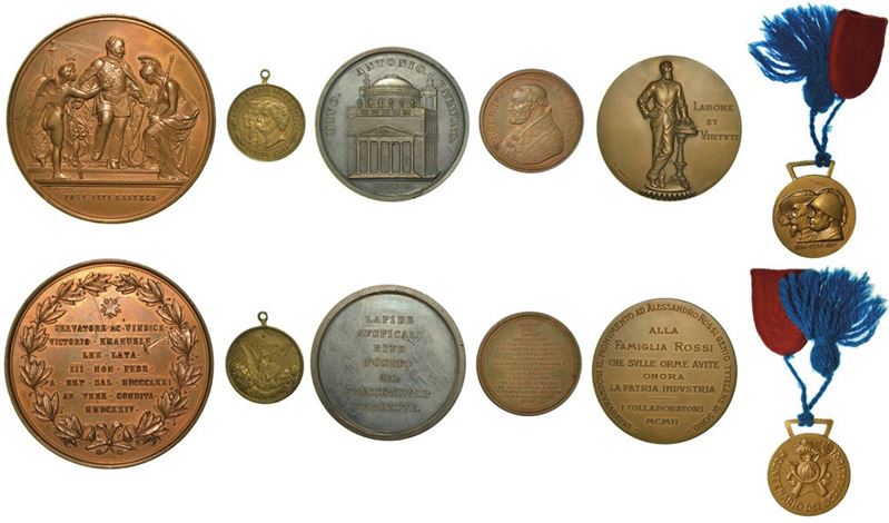 AREA ITALIANA. Lotto di sei medaglie.  - Asta Numismatica - I - Cambi Casa d'Aste