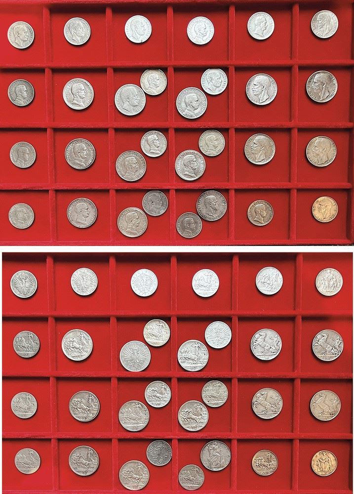 REGNO D'ITALIA. Lotto di 30 monete.  - Auction Numismatics - I - Cambi Casa d'Aste