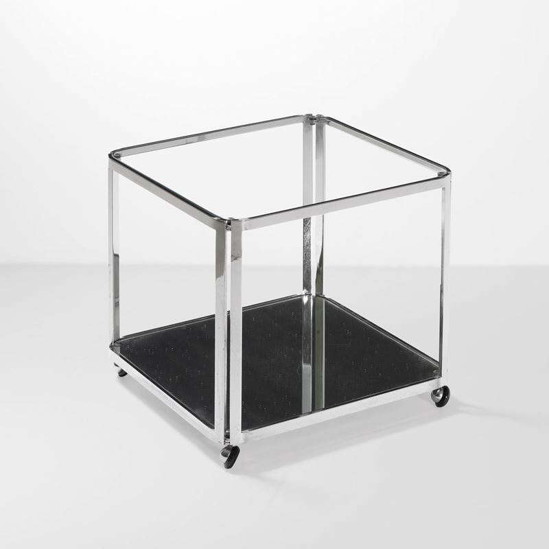 Carrellino con piani in vetro  - Auction Design Lab - Cambi Casa d'Aste