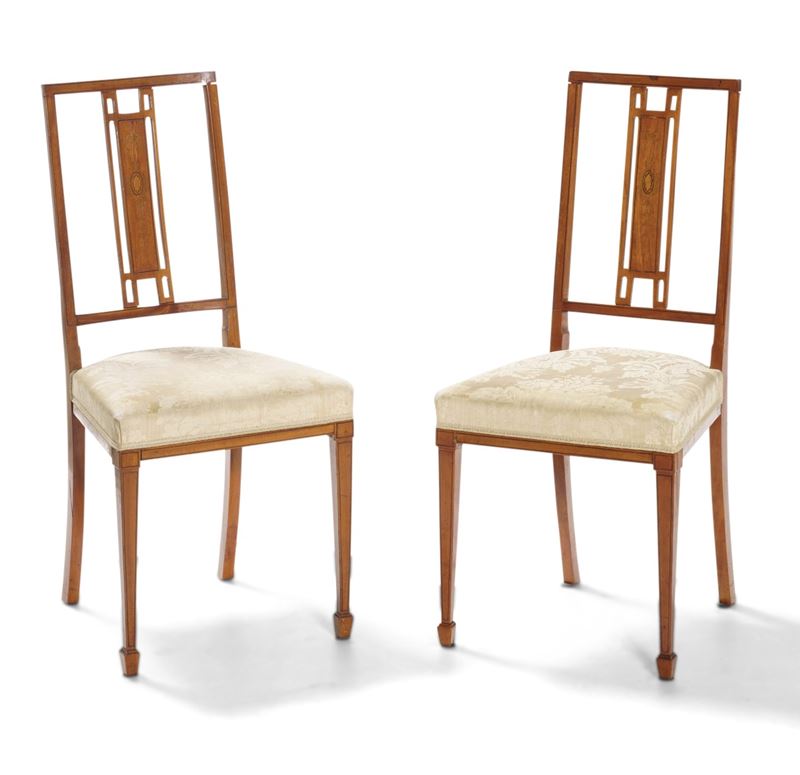 Coppia di sedie  - Auction Antique - Cambi Casa d'Aste