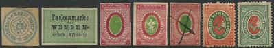 1862/84, Russia, Wenden (livonia), 5 Issues