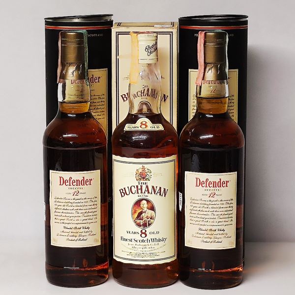 Buchanan 8 Years, Defender 12 Yeras, Scotch Whisky