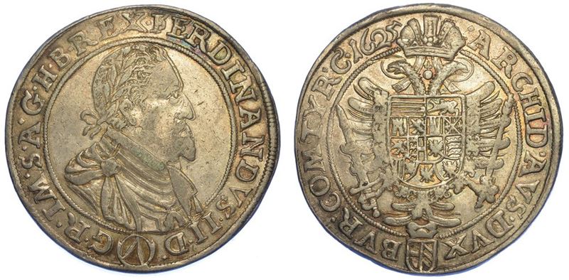 AUSTRIA. FERDINAND II, 1618-1637. Thaler 1625.  - Asta Numismatica - I - Cambi Casa d'Aste