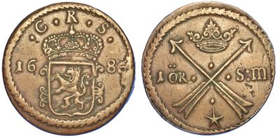Svezia. Karl XI, 1660-1697. Ore 1686.