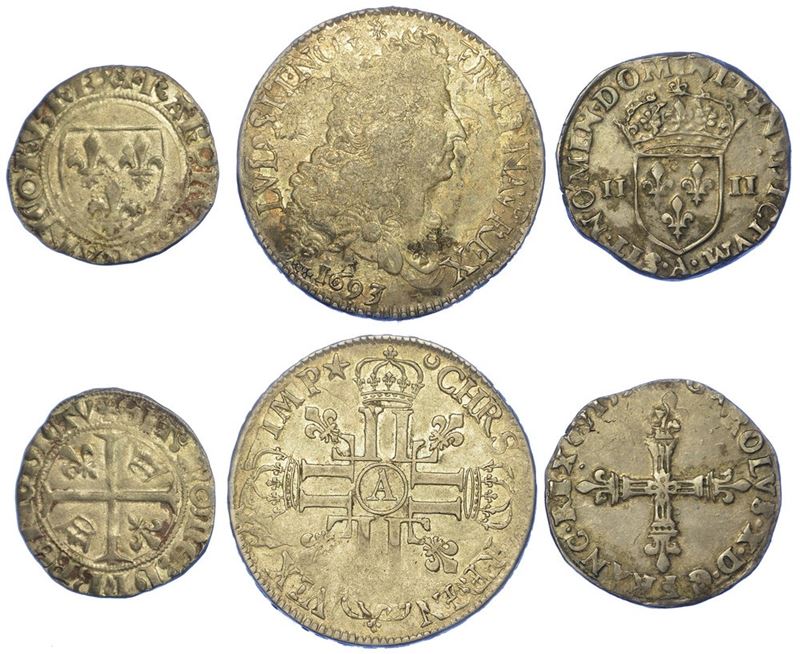 FRANCIA. Lotto di tre monete.  - Auction Numismatics - I - Cambi Casa d'Aste