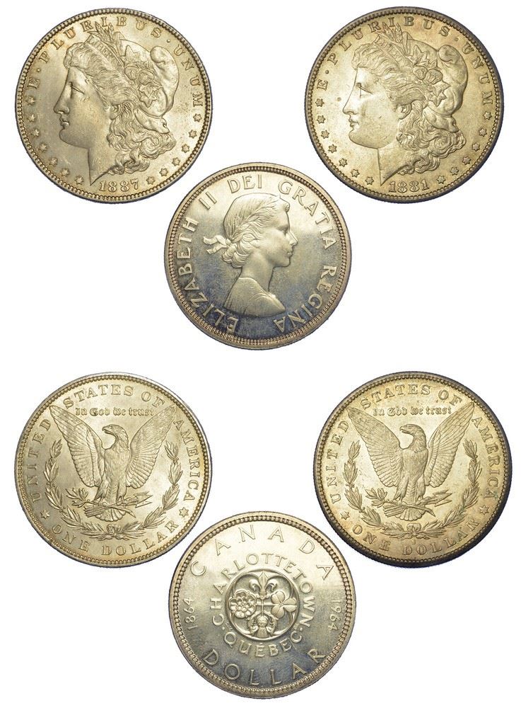 NORD AMERICA. Lotto di tre monete.  - Asta Numismatica - I - Cambi Casa d'Aste