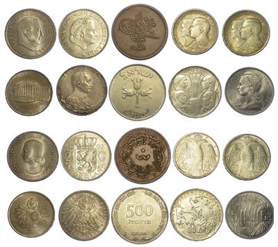 Stati Vari. Lotto di Dieci Monete.