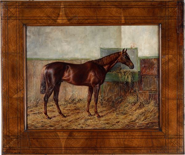 Allen Cupper Sealy - Cavallo nella stalla