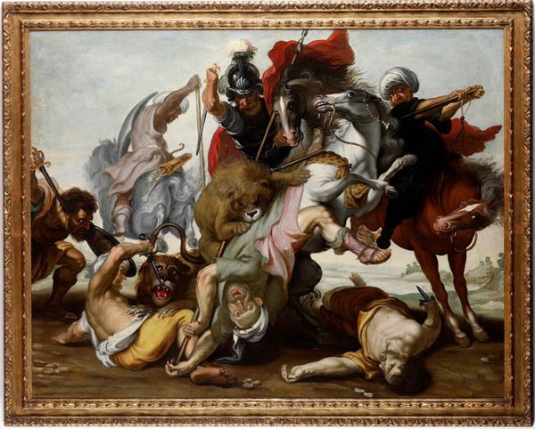 Pietro Paolo Rubens - La caccia al leone