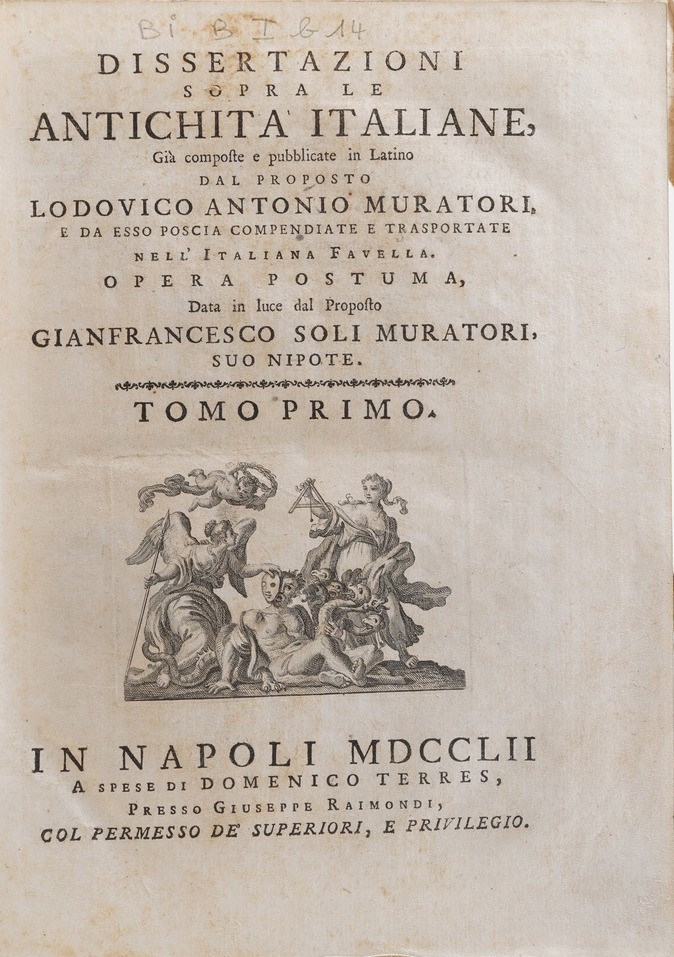Muratori Ludovico Antonio Annali D’italia dal Principio Dell’era Volgare Fino All’anno 1749... in...